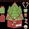 Oh Christmas Tree Tuxedo Pop Up Box #2