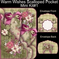 Warm Wishes Scalloped Pocket Card Mini Kit #1 