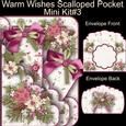 Warm Wishes Scalloped Pocket Card Mini Kit #3