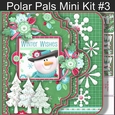 Polar Pals Pocket Effect Layered Card Kit #3