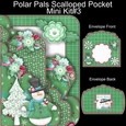 Polar Pals Scalloped Pocket Card Mini Kit #3