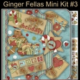 Ginger Fellas Pocket Effect Layered Card Kit #3