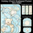 Holiday Charm Scalloped Pocket Card Mini Kit #3   
