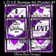 L.O.V.E Love Bumper Kit (Purple) #1