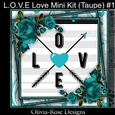 L.O.V.E Love Mini Kit (Taupe) #1