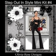Step Out In Style Mini Kit #4    NO FLOWERS , TEXT OR BOW**