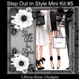 Step Out In Style Mini Kit #5    NO FLOWERS, TEXT OR BOW**