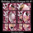 Birthday Girl 3 Bumper Kit #1