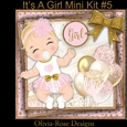 Its A Girl Mini Kit #5   