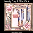 Lovely Day 2 Mini Kit #1 NO DECOUPAGE**