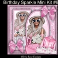 Birthday Sparkle Mini Kit #6 NO DECOUPAGE**