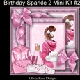 Birthday Sparkle 2 Mini Kit #2 NO DECOUPAGE**