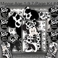 Minnie Mouse Age 1-9 7-Page Kit #4   TOPPER  JUST MINNIE NOW INCLUDED**