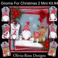 Gnome For Christmas 2 Mini Kit #4 NO DECOUPAGE**