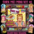 Fork Me! Mini Kit #1 TOPPER NO GIRL**