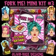 Fork Me! Mini Kit #3  TOPPER  NO GIRL**