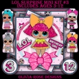 LOL Surprise Mini Kit #3 Ages 3-12 included CARD FRONT *