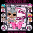 LOL Surprise Mini Kit #4 Ages 3-12 included CARD FRONT *