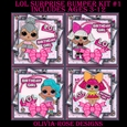 LOL Surprise Bumper Kit #1 Ages 3-12 included CARD FRONT *