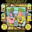 Spongebob Mini Kit #2  Ages 3-12 included   CARD FRONT *