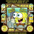 Spongebob Mini Kit #3  Ages 3-12 included   CARD FRONT *