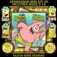 Spongebob Mini Kit #6  Ages 3-12 included   CARD FRONT *