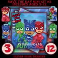 Save The Day Mini Kit #3  Ages 3-12 included   CARD FRONT *