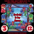 Save The Day Mini Kit #4  Ages 3-12 included   CARD FRONT *