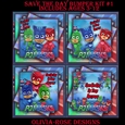 Save The Day Bumper Kit #1 Ages 3-12 included CARD FRONT *