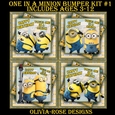 One In A Minion Bumper Kit #1 Ages 3-12 included CARD FRONT *