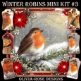 Winter Robins Mini Kit #3
