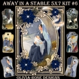 Away in A Stable 5X7 Mini Kit #6 1