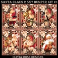 Santa Claus 2 5X7 Bumper Kit #1 1