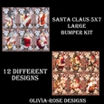 Santa Claus 1 & 2 5X7 Large Bumper Kit #1