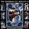 The Snowman 5X7 Mini Kit #1