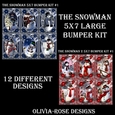 The Snowman 1 & 2 5X7 Bumper Kit #1
