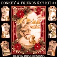 Donkey & Friends 5X7 Mini Kit #1 1  