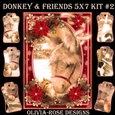 Donkey & Friends 5X7 Mini Kit #2 1  