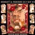 Donkey & Friends 5X7 Mini Kit #3 1  