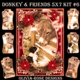 Donkey & Friends 5X7 Mini Kit #6 1  