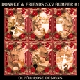 Donkey & Friends 5 X 7 Bumper Kit #1