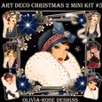 Art Deco Christmas 2 Mini Kit #5  