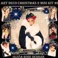 Art Deco Christmas 2 Mini Kit #6  