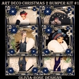 Art Deco Christmas 2 Bumper Kit #1  