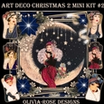 Art Deco Christmas 2 Mini Kit #2  