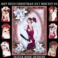 Art Deco Christmas 5X7  Mini Kit #4
