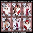 Art Deco Christmas 5X7 Bumper Kit #1 1  