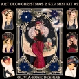 Art Deco Christmas 2  5X7  Mini Kit #2