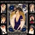 Art Deco Christmas 2  5X7  Mini Kit #4
