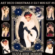 Art Deco Christmas 2  5X7  Mini Kit #6